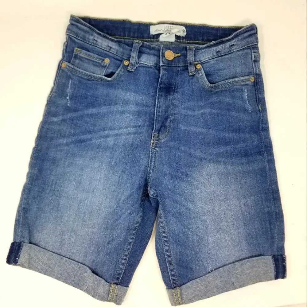 Logg Denim Shorts‎ Long Bermuda Shorts Size 4 - 6